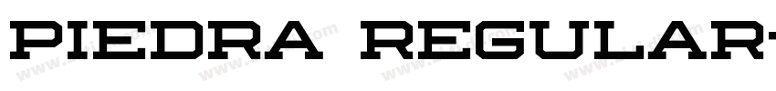 Piedra Regular字体转换 Piedra Regular字体转换